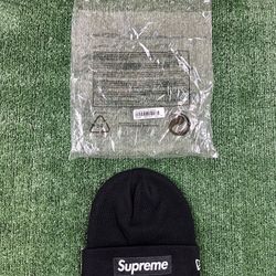 Supreme New Era Box Logo Beanie (FW19) Black