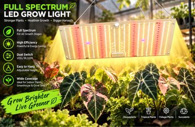 Full Spectrum Grow Light 504 LEDs 50w