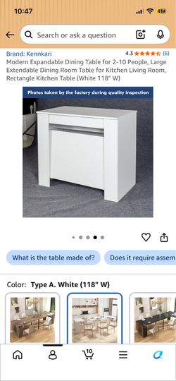 Expandable table
