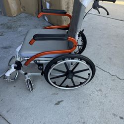 Folding Travel Shower Wheelchair 4in1 