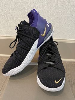 Nike Lebron XVIII “Los Angeles Lakers”  Basketball Shoes Kids / Grade School / Youth Sizes 7Y style code: CW2760 004