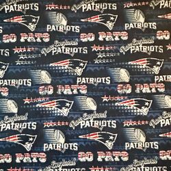 Patriots Handmade Blanket Football Logo Double Fabric 