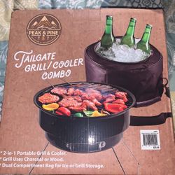 Tailgate Grill Cooler Combo