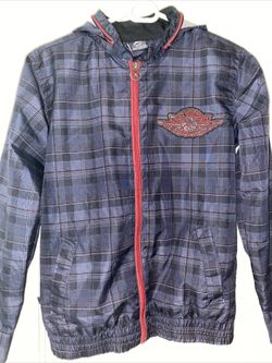 Air Jordan Zip Up Wind Breaker Jacket size Youth 8/10