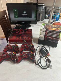 Gears of war Xbox 360 console with games