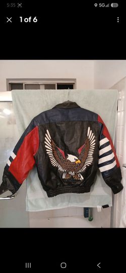 Vintage eagle Leather Jacket