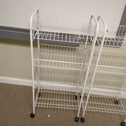 2 Wheeled Pantry Carts