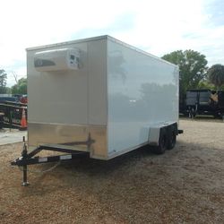 AMP 7 × 16 Refrigerated Cooler Trailer 7k