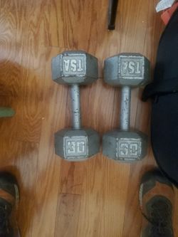Dumbells 30 Lb. $ Each $30