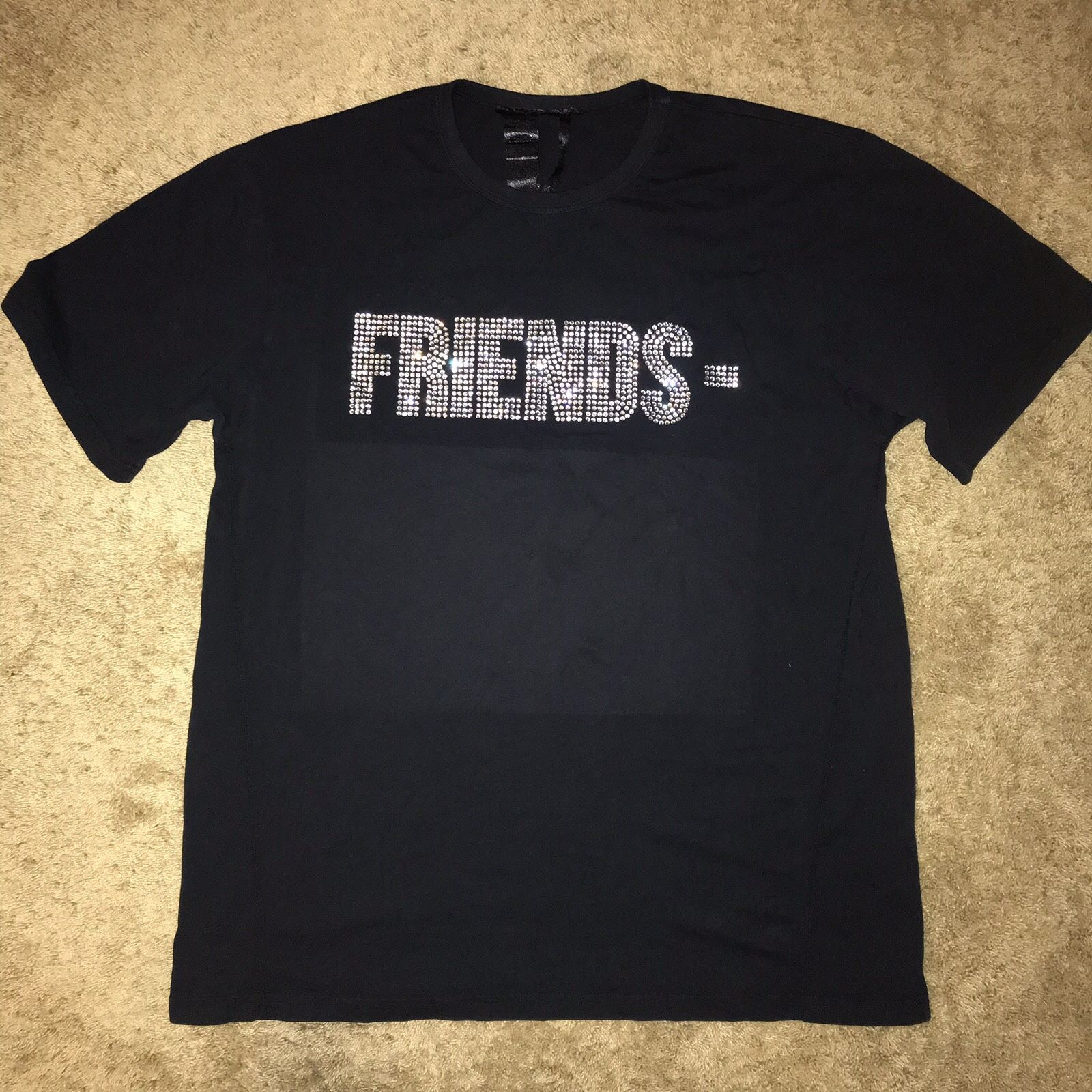 Authentic VLONE Rhinestone Shirt Size Small