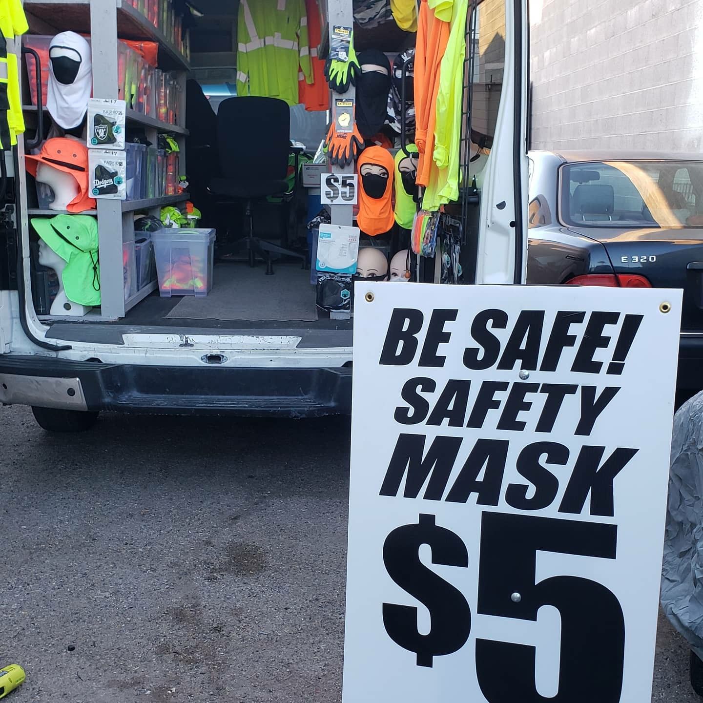 Safety mask vest and shirts