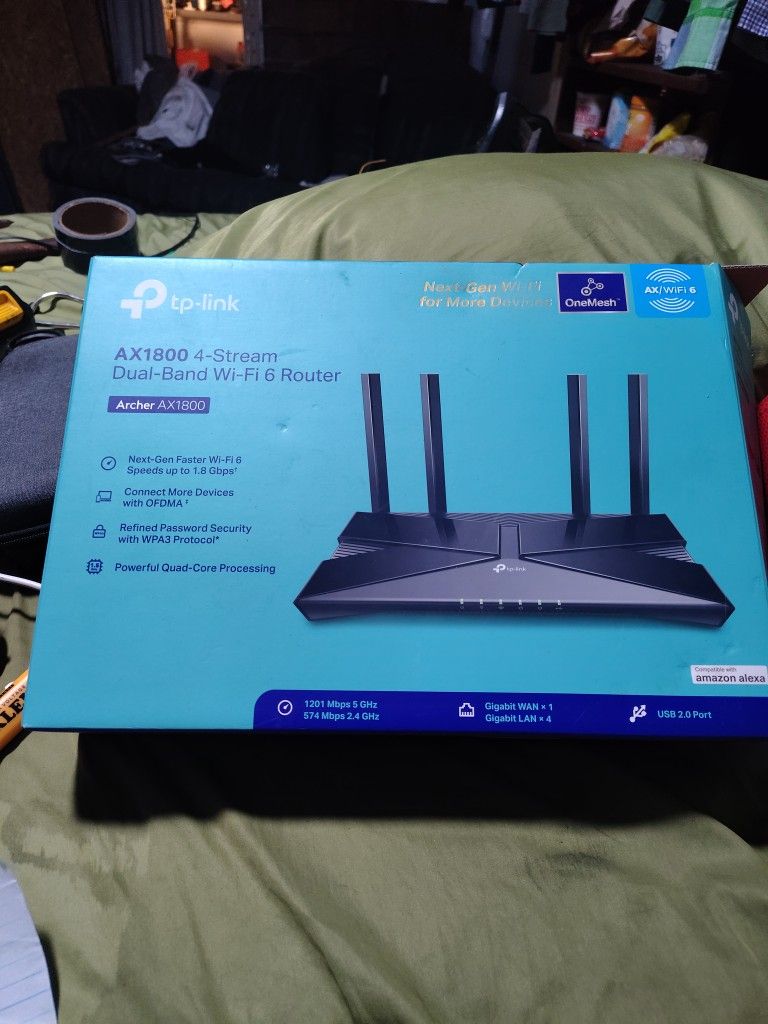 Ax1800 4-steam Dual-band Wifi6 Router