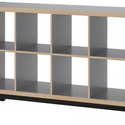 IKEA Shelving Unit with Underframe (Gray Wood Effect/Black) - $50 OBO