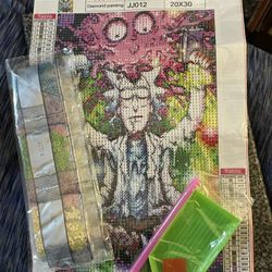 New Rick and Morty diamond painting 