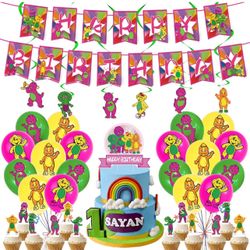 Barney And Friends Birthday Party Decoration Supplies. 