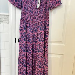 Pink & Purple Summer Dress (Boutique dress)