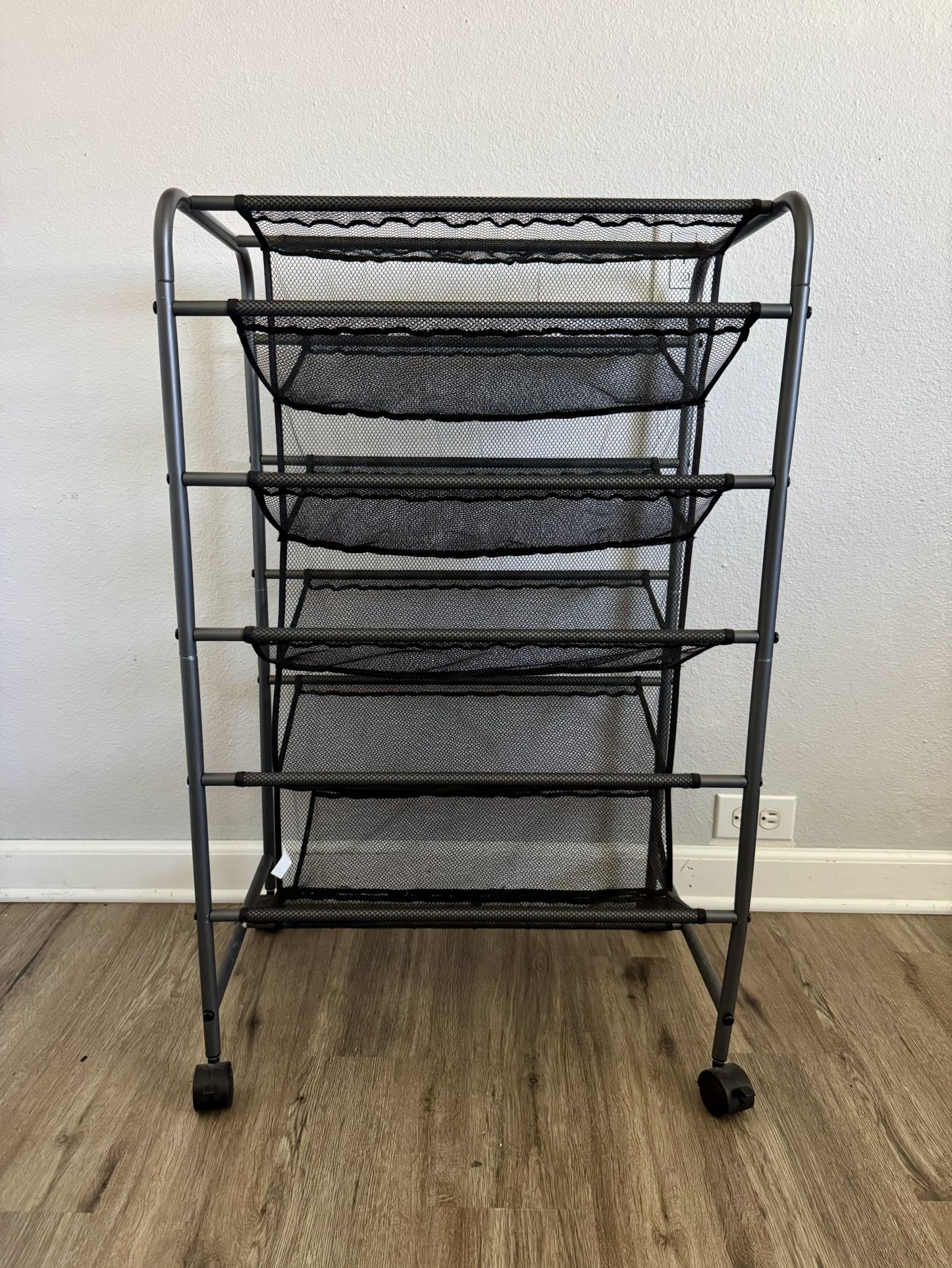 Metal Mesh Shoe Rack