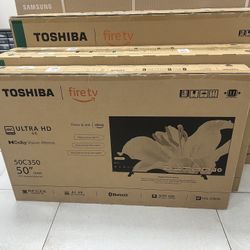 Toshiba 50” 4K Fire TV! Finance For $50 Down Payment!!