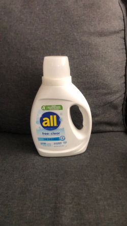 Lot of 10 all free & clear Laundry Detergent