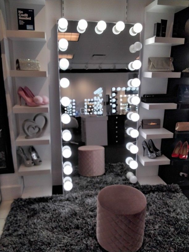 Hollywood Full Length Mirror With Bluetooth