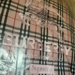 Burberry X Supreme Shearling Collar Jacket