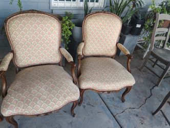 2 arm chairs