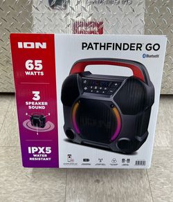 Ion Pathfinder Go IPX5 Water Resistant Bluetooth Speaker *6493