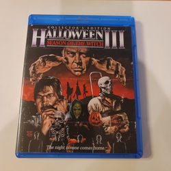 $5 BLU RAY MOVIE. HALLOWEEN : 3 SEASON OF THE WITCH.  BLU RAY  ONLY. NO DIGITAL. $5 OR TRADE FOR A MOVIE TITLE I DO NOT ALREADY OWN.