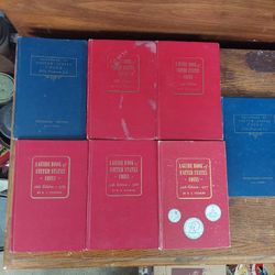7 Vintage Coin Collecting Reference Books