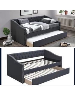 Twin and twin Bed frame not including