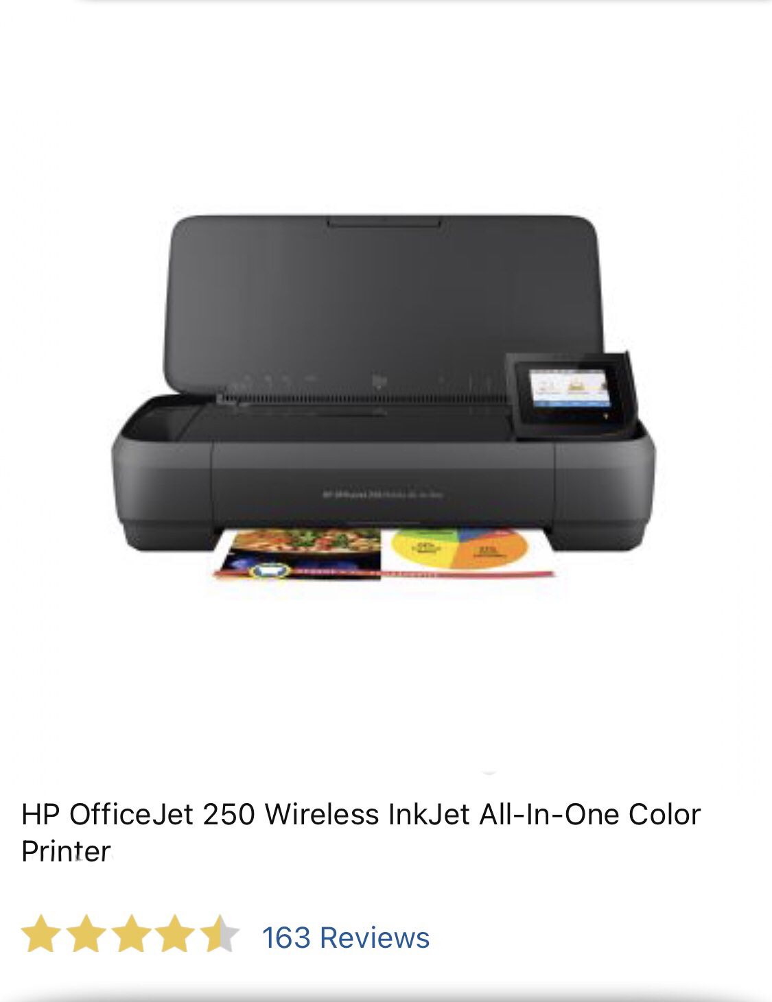 HP OfficeJet 250 wireless Printer