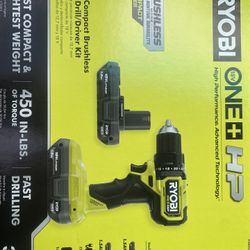 Ryobi one+ HP brushless compact 1/2” drill/driver kit BRAND NEW