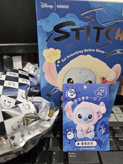 Stitch Labubu Disney Confirmed Strawberry Cone