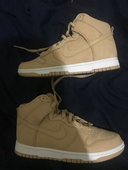 Women Nike Dunk High Premium Vachetta Tan Shoes