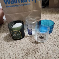 Assorted Candle Jars