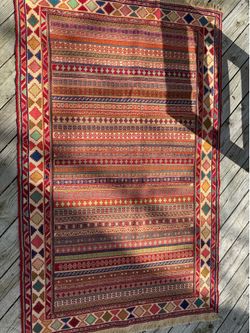 Rahrah Kurdish Kilim Rug – 120 x 202 cm (3.9 x 6.6 ft)