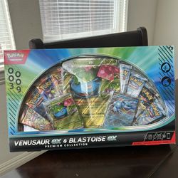Pokemon Venusaur EX and Blastoise EX Premium Collection 