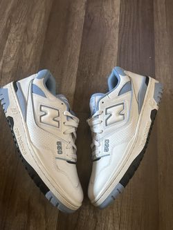 New Balance 550 UNC White University Blue Size 10 Men