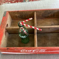 Coca Cola Wooden Antique Delivery Carton