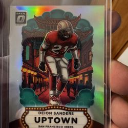 Deion Sanders Uptown 2025 Optic Donruss 