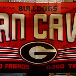 Georgia Bulldogs Fan Cave Banner