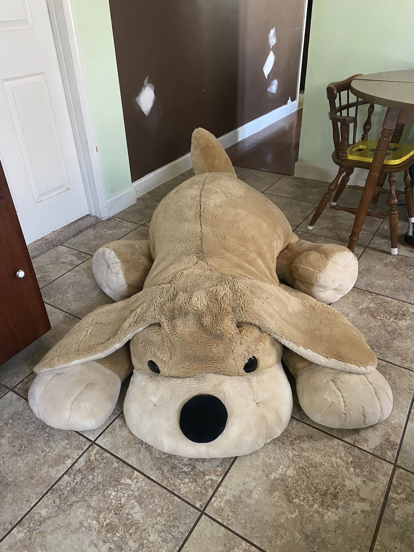Giant FAO Schwarz Stuffed Dog $25
