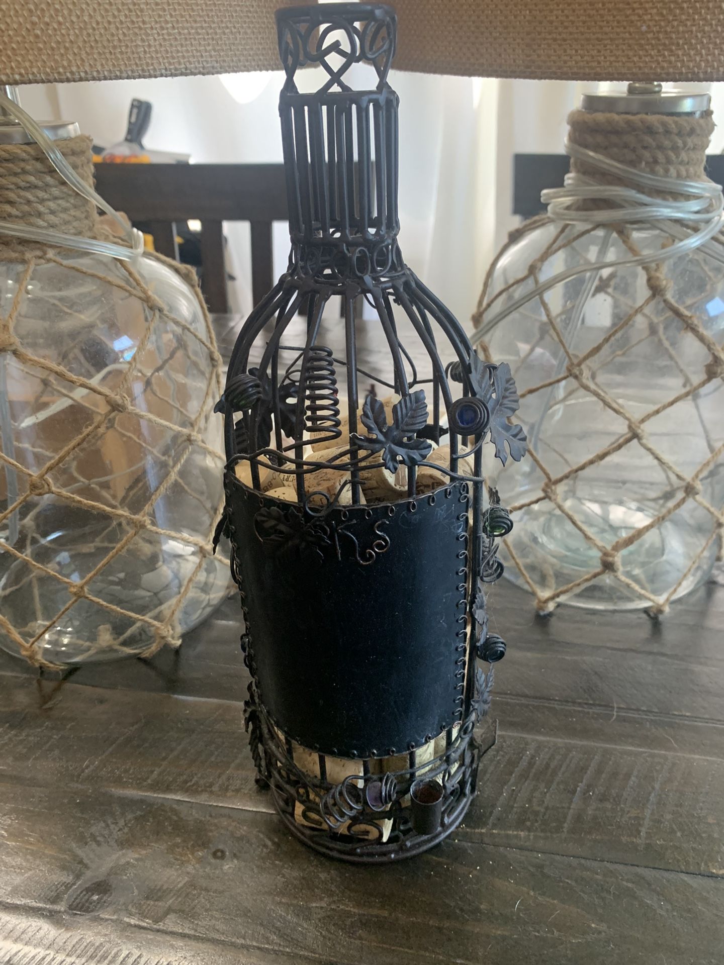 Home Decor Wine Bottle To Hold Corks