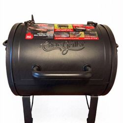 Char-Griller Portable Tabletop Grill and Side Fire Box