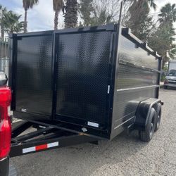 8x12x4 Hydraulic Dump Trailer