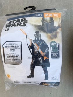 Star Wars The Mandalorian Boys Costume Size M (8-10)