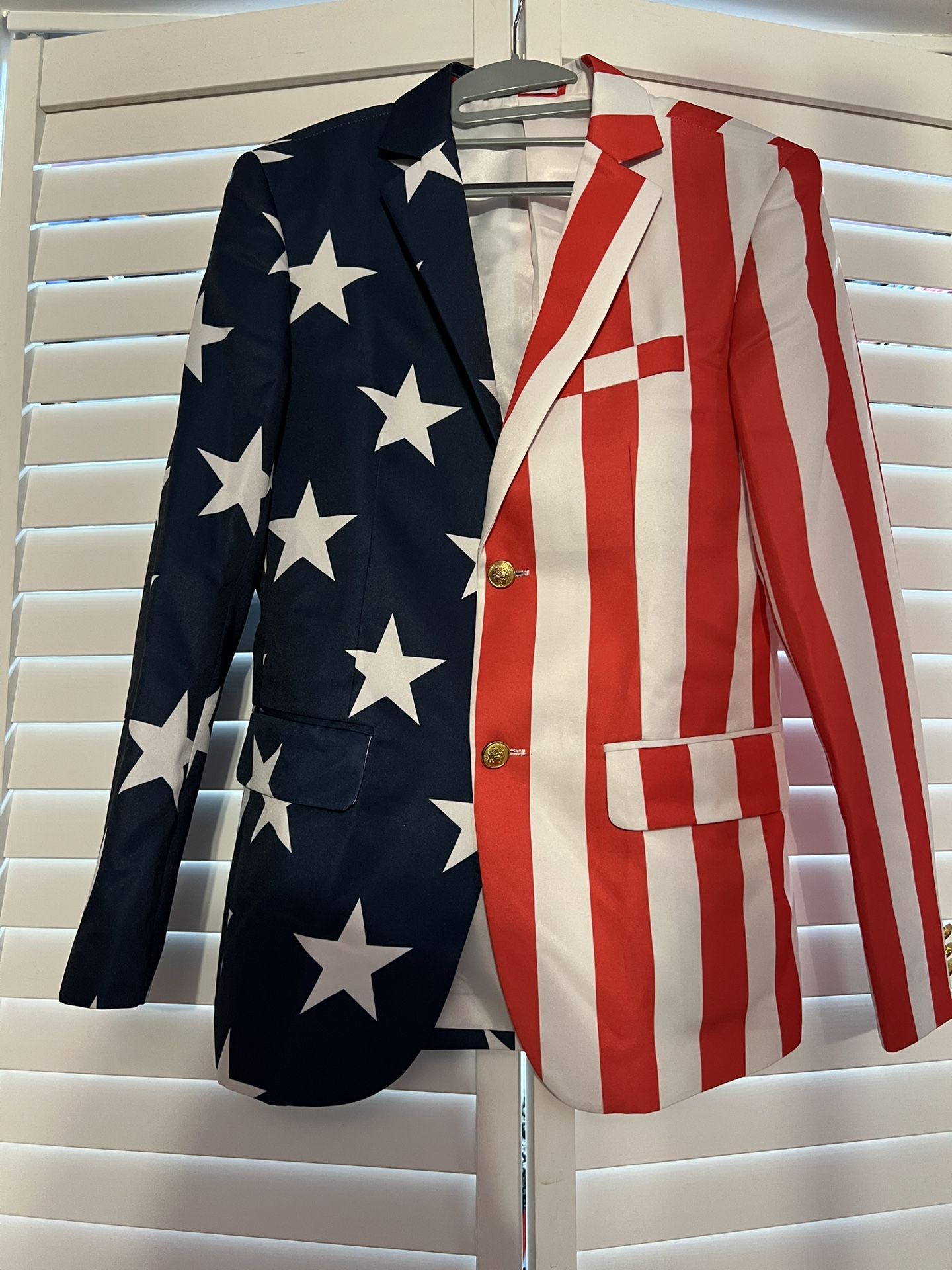American Flag Suit Jacket