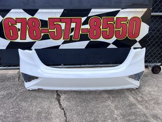 Kia Forte Bumper Cover Rear 2019-2021 Oem White Factory