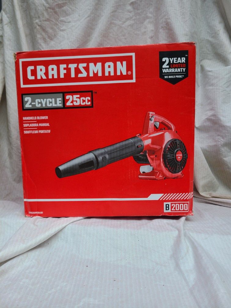 Craftsman Handheld Leaf Blower 25cc  410 CFM 180MPH 