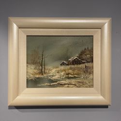 Beautiful Small Vintage Oil Painting